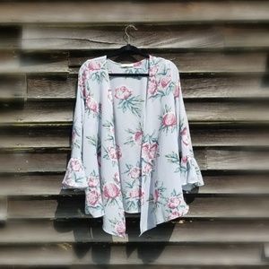 Boutique lightweight floral cardigan